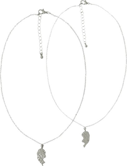 Name It Nkflfriends 2P Necklace Silver ONE SIZE