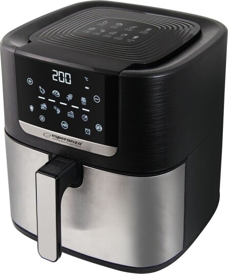 Esperanza Airfryer Pollo Fritto - 8L, 1700W Svart