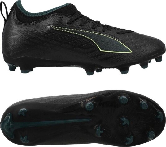 PUMA Ultra 6 Match FG/AG Eclipse   PUMA Svart/Grønn/Green Barn størrelse 38