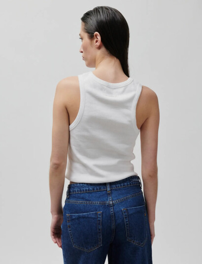 2NDDAY 2Nd Purity Tt   Daily Cotton Rib   White   L