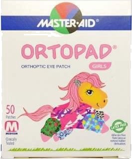 Masteraid Ortopad øyeplaster jenter medium 50 stk