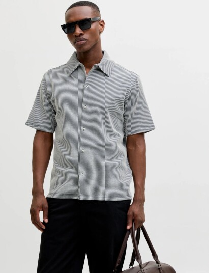 Jack & Jones Jprblanoah Ss Shirt Styd Ss26 White S Jack & Jones Jprblanoah Ss Shirt Styd Ss26 White S
