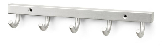 Habo 840-5 Knaggrekke 5-krok Matt Krom