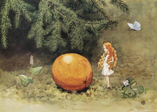 Plakat Elsa Beskow Appelsin