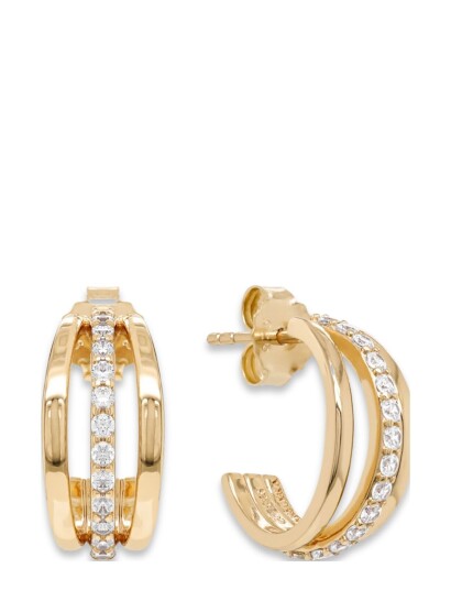 MARMARA STERLING Goldplated Earrings |Guld |One Size