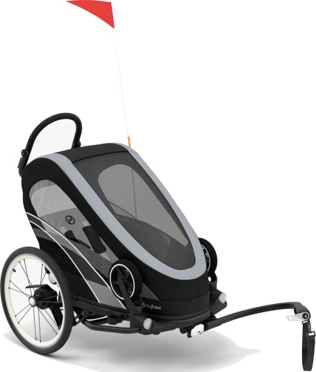 Cybex Zeno Bike 2-in-1 Sykkelvogn & Barnevogn Fra 6 mnd 34 kg Svart