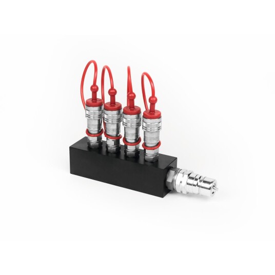 Tcm Fx Co2 Distribution Block 4x3/8 In To 1x3/4 Out Tcm Fx Co2 Distribution Block 4x3/8 In To 1x3/4 Out