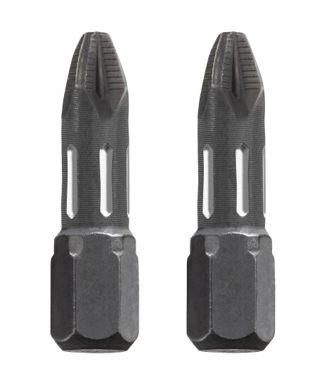 Kwb PZ2 Torsjon Bits 25 mm, 2 Stk, For Stål - Kvalitetssikret
