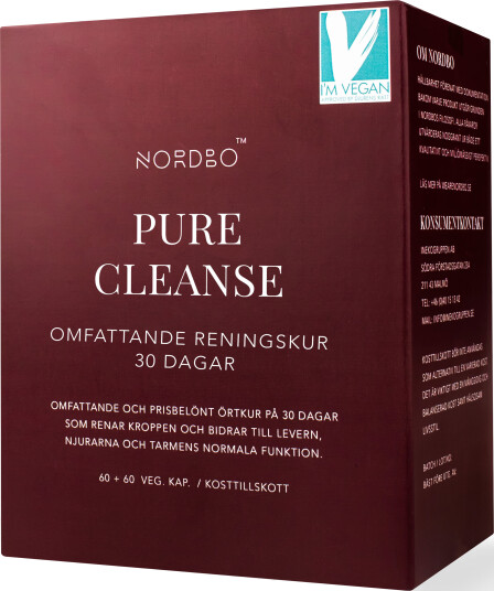 Nordbo Pure Cleanse 120 Kapslar Nordbo Pure Cleanse 120 Kapslar