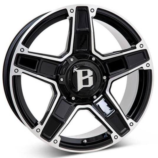Ballistic Dakota Black Polished 9x20 6x114.3 ET43 B66.1
