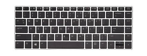 HP KEYBOARD ISK/PT BLK/NSV W8 (CS