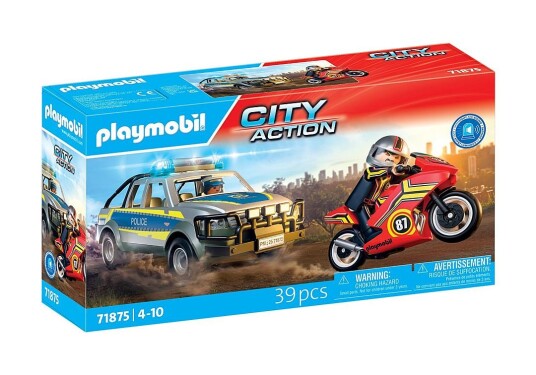 PLAYMOBIL City Action   Politijakt med pickup 71875