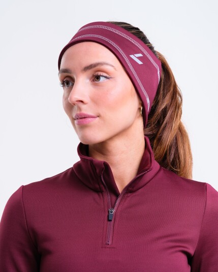 LEVITY Accelerate Brushed Headband Burgundy One Size LEVITY Accelerate Brushed Headband Burgundy One Size
