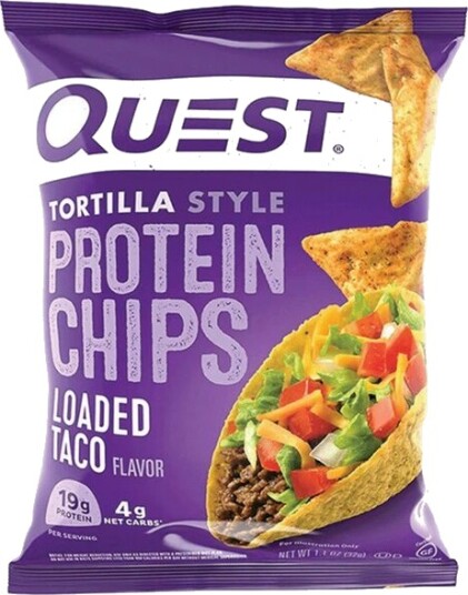 Quest Protein Tortilla Chips Loaded Taco 32gr