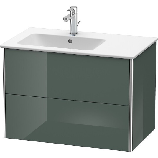 Duravit Xsquare Servantskap m/2 skuffer 810x560x478 mm Dolomittgrå Høyglans