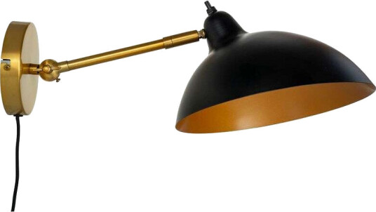 Dyberg Larsen Futura Vegglampe Matt Sort/ Gull/Messing Dyberg Larsen Futura Vegglampe Matt Sort/ Gull/Messing