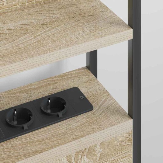 Lagringshodegavl Sonoma eik 90 cm Konstruert tre