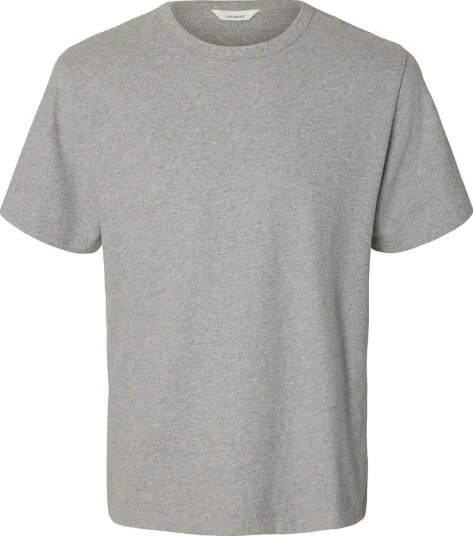 Annarr Anred Ss O Neck Tee   LIGHT GREY MELANGE   L