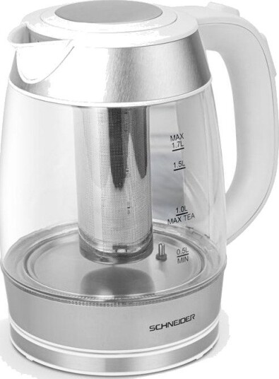 Schneider Consumer SCKE236TP Vannkoker - 2200W, 1,7L - Hvit
