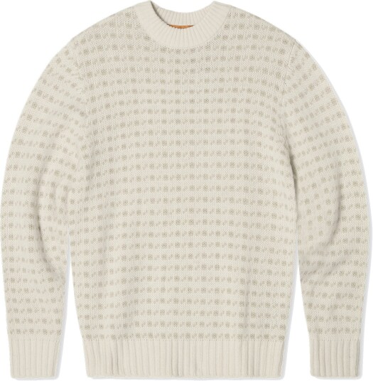 Garphyttan Women"s Fisherman Sweater Offwhite XS