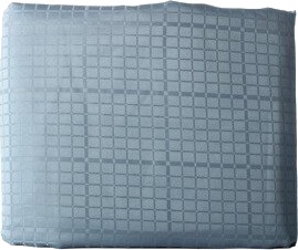Aumi Collection Jacquard underlaken 240 x 260 cm Polarblå