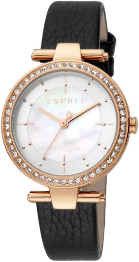 Esprit Dameklokke ES1L153L2025 Hvit/Lær Ø34 mm