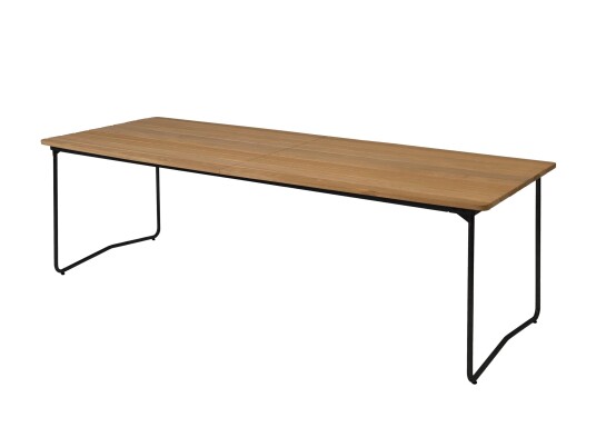 Grythyttan Stålmöbler Bord B31 Oljet eik/svart 230 x 92 cm Natur