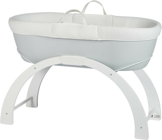 Shnuggle Dreami Moseskurv Sleep System Grå