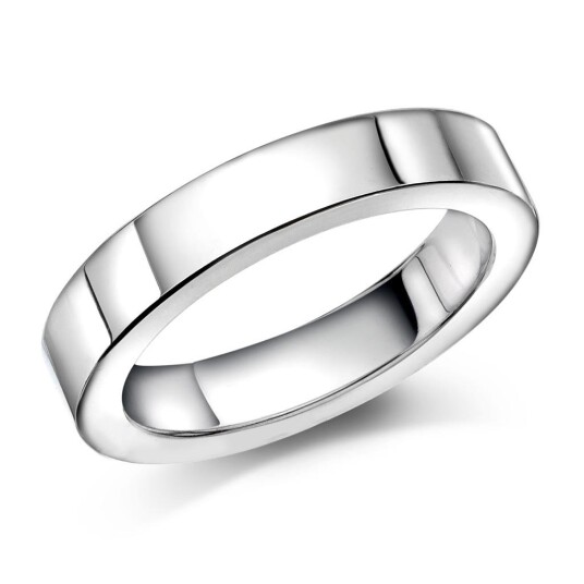 Giftering i 925 sølv | 4 mm bredde