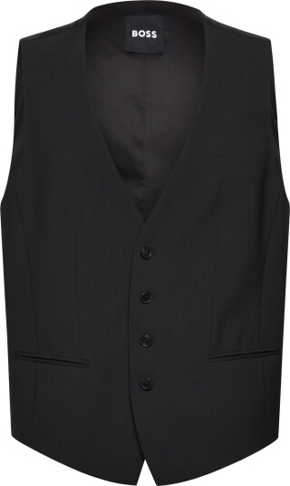 BOSS H Jasper Vest Mm Cnf Black 56 BOSS H Jasper Vest Mm Cnf Black 56