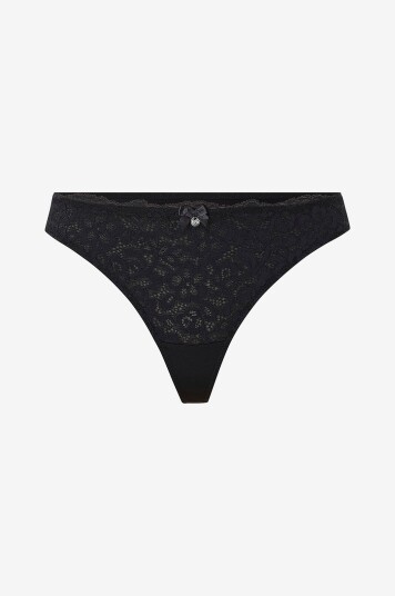 Hunkemöller Stringtruse Marine String r Svart