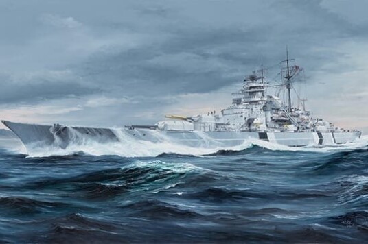 Trumpeter 1/350 German Bismarck Battleship