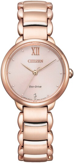 Citizen Dameklokke EM0922 81X Elegance Rosegullfarget/Rose gulltonet