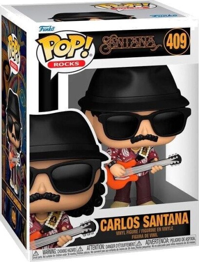 Northix Carlos Santana popfigur samleobjekt vinylleketøy 4-tommers