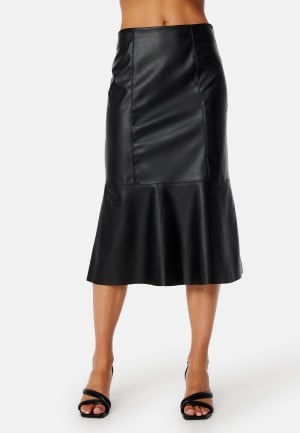 BUBBLEROOM Emme pu skirt Black XL