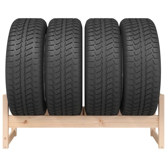 vidaXL Dekkstativ 120x40x40 cm heltre furu