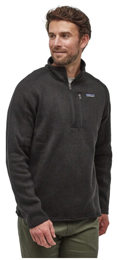 Patagonia Better Sweater 1/4 Zip, M's Black S Patagonia Better Sweater 1/4 Zip, M's Black S