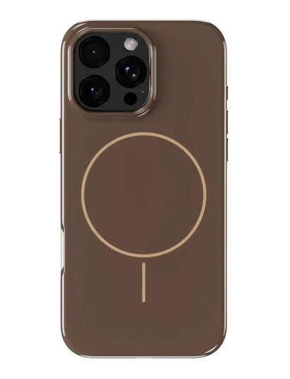 Holdit Mono Case Magsafe iPhone 16 Pro Max Brown