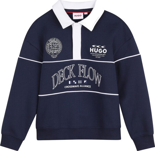 Hugo Kids Sweatshirt Navy 140