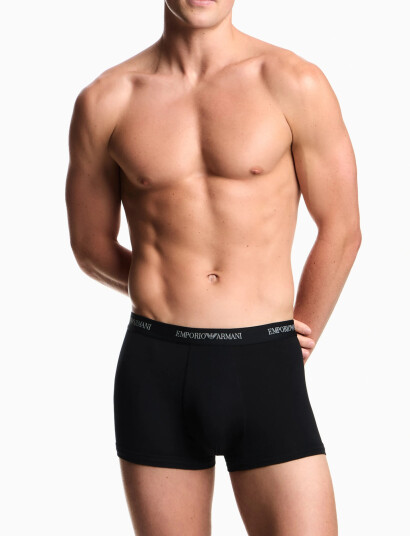 Emporio Armani 3 Pack Bottom Black L Emporio Armani 3 Pack Bottom Black L