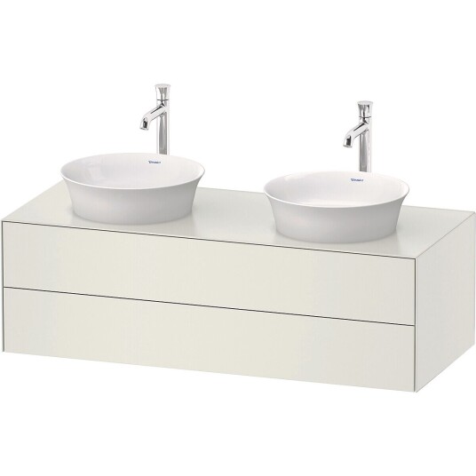 Duravit White Tulip Servantskap 2 skuf. 130x55x40,8 cm Hvit Matt