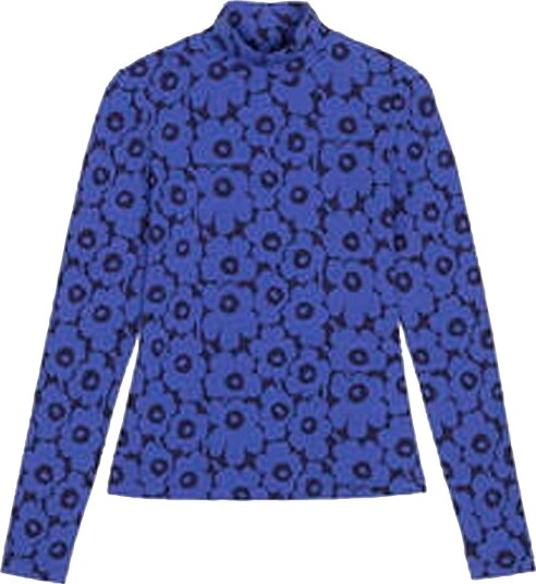 Marimekko Topp Jäkälä Unikko Blå