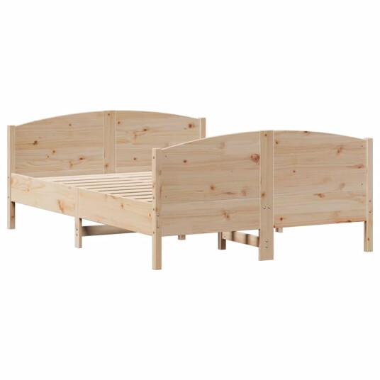 Sengeramme uten madrass 140x200 cm heltre furu