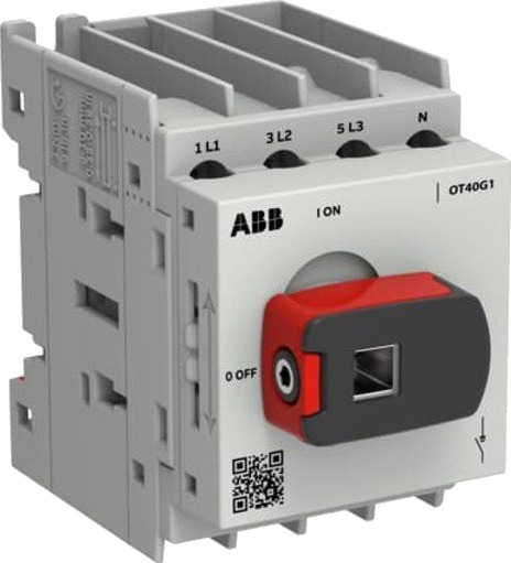 Abb Lastbryter OT40G1-4MQN2 4P 40A Bunn/DIN-skinne