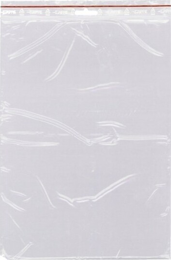 Lynlåspose Grippie 50 Μm 230 X 320 Mm Ld Pe Transparent Uden Tryk Lynlåslukning Pakke A 1000 S