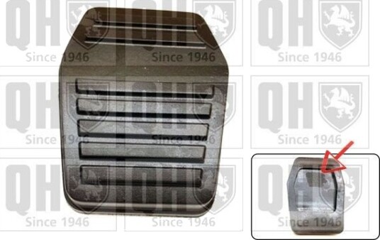 Pedalbelegg, bremsepedal QUINTON HAZELL EM1806K