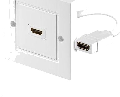 MICROCONNECT HDMI wall socket 1 t white MICRO MICROCONNECT HDMI wall socket 1 t white MICRO