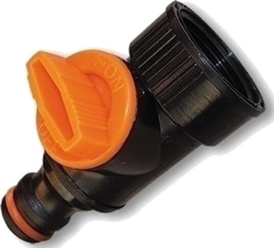 Hageslange Bradas Tilkoblingskobling med stopp for 3/4"-1/2"