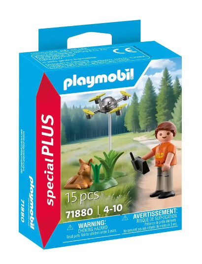 PLAYMOBIL Fawn Rescue With Drone - Multi/patterned - ONE SIZE