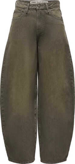 ONLY Onltaylor Hw Brown Barrel Red Dnm Tai DARK BROWN DENIM S x 32